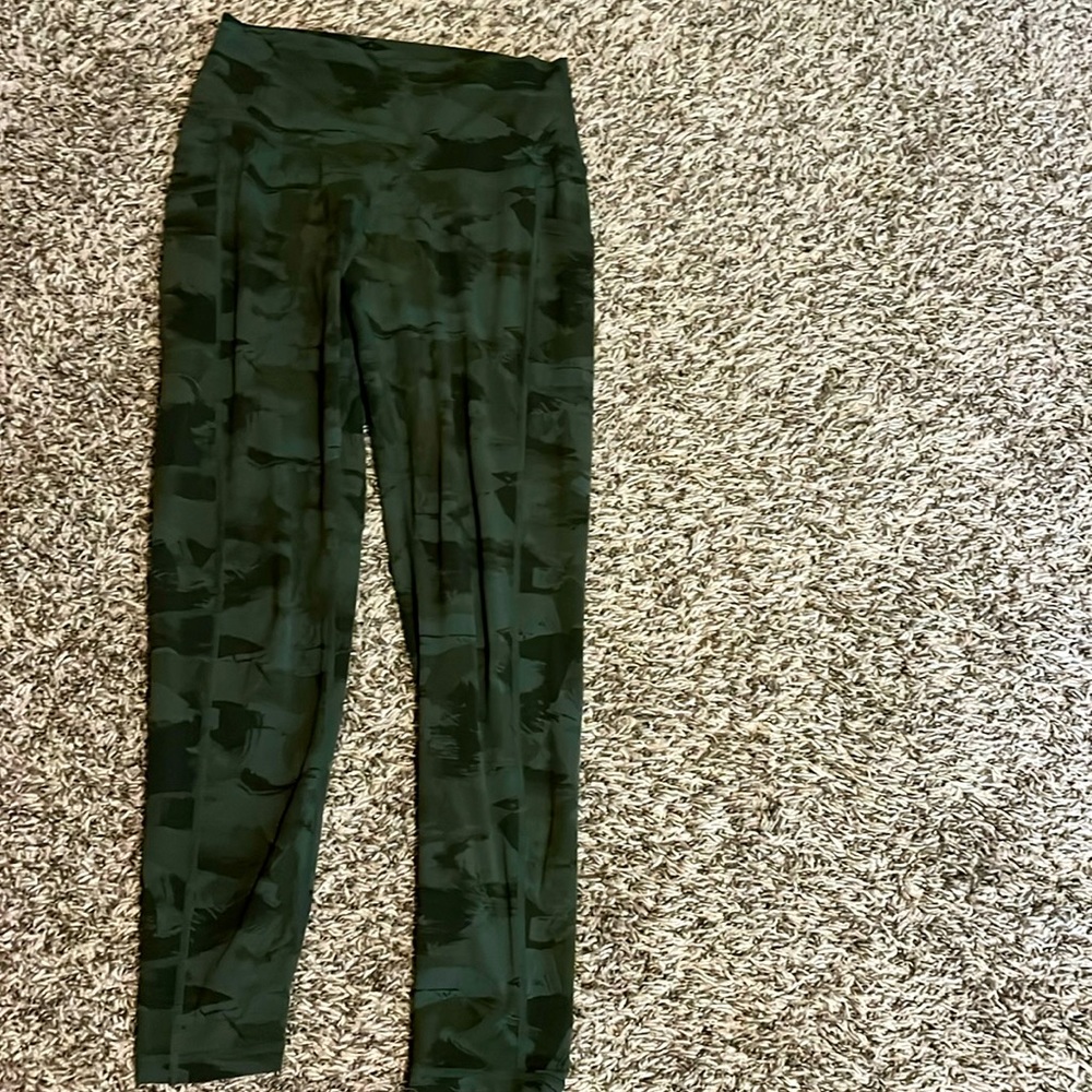 Camo green leggings